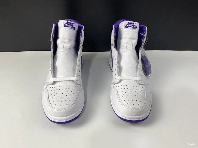 Bmlin Shoes Purple Court Jordan1 CD0461- Retro 3748 EasyMatch 1026